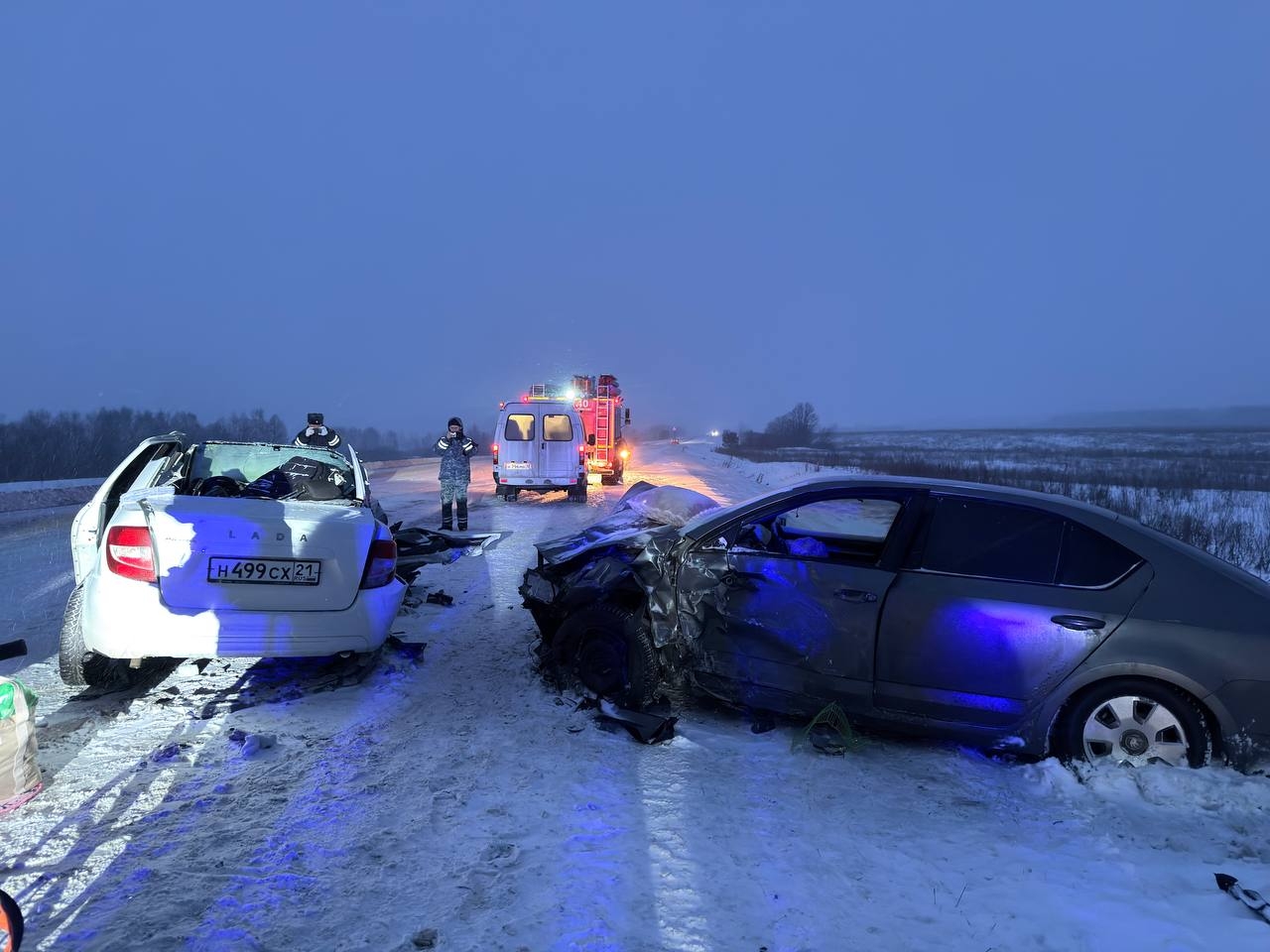  В ДТП в Звениговском районе погиб один человек, ещё четверо пострадали