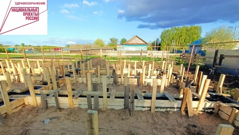 В деревне Тат-Китня в Мари-Турекском районе строят ФАП