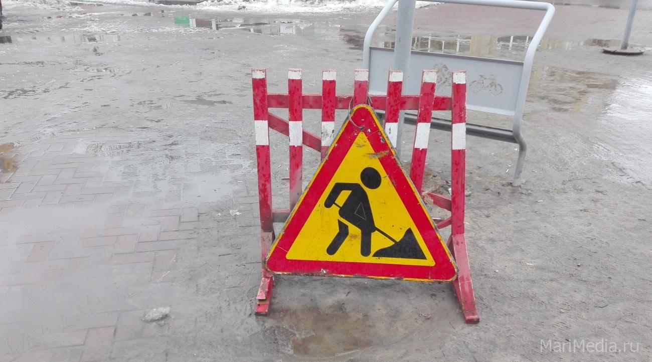 В Йошкар-Оле ул. Красноармейская открыта только для общественного транспорта