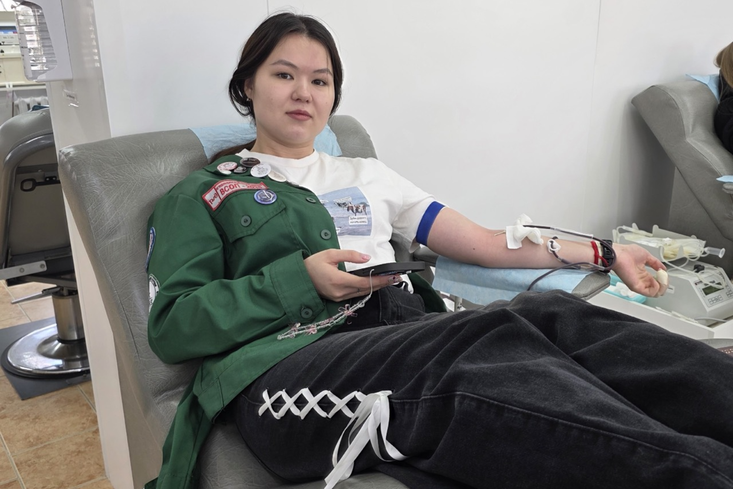 Бойцы студенческих отрядов Марий Эл сдали кровь