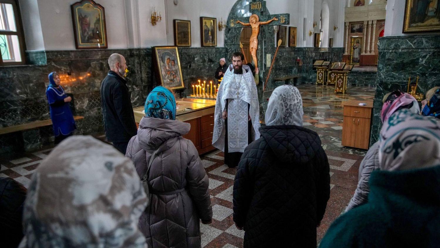 В кафедральном соборе Йошкар-Олы отслужили панихиду по погибшим бойцам