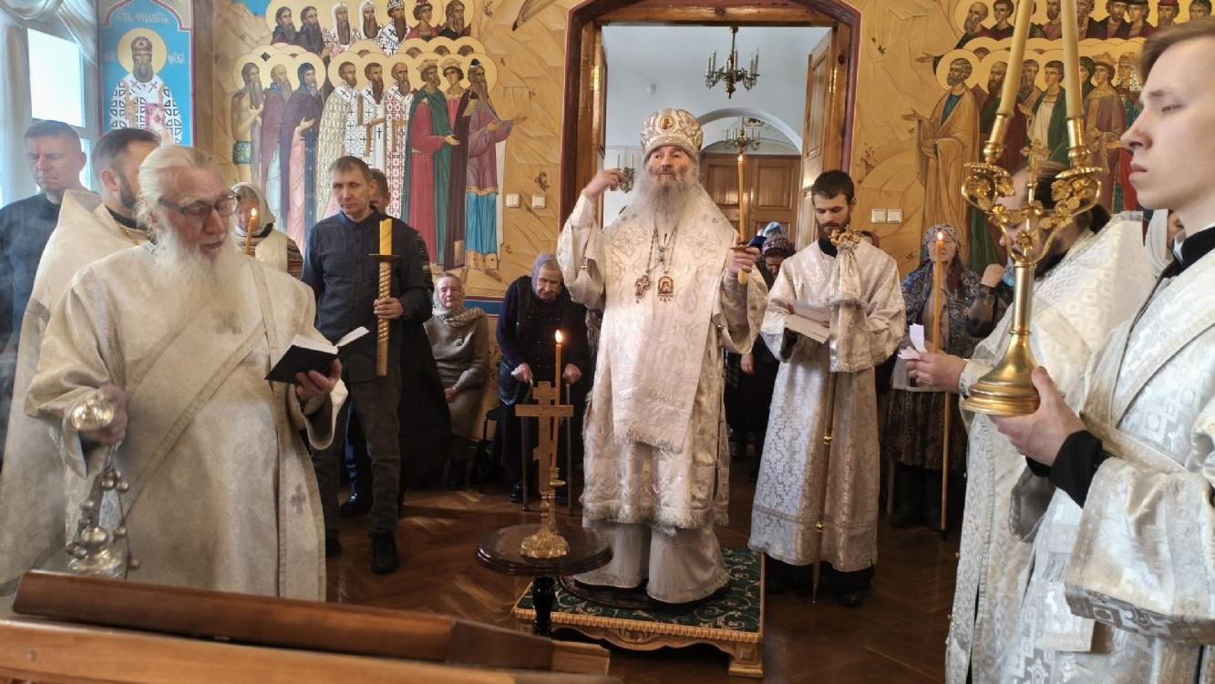 Митрополит напомнил прихожанам Йошкар-Олы о благоразумии в Великий пост