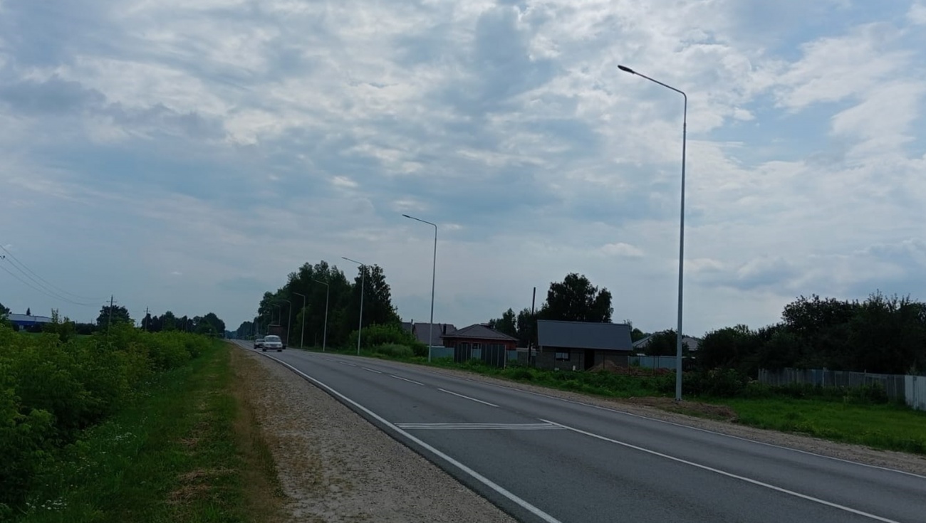 В посёлке Приволжский и деревне Яромор в Волжском районе обустроили освещение