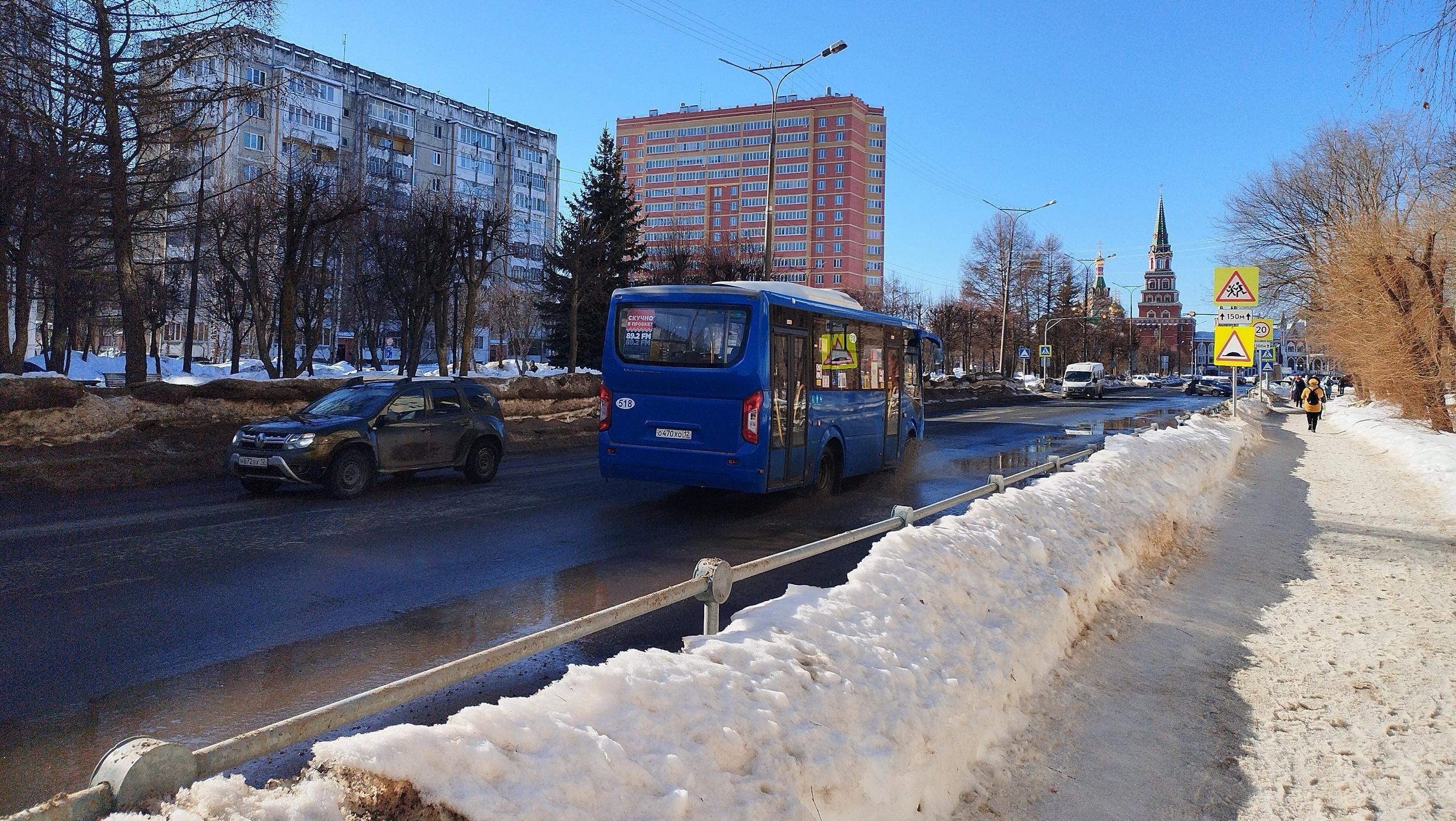 В Йошкар-Оле закрылся один из автобусных маршрутов 