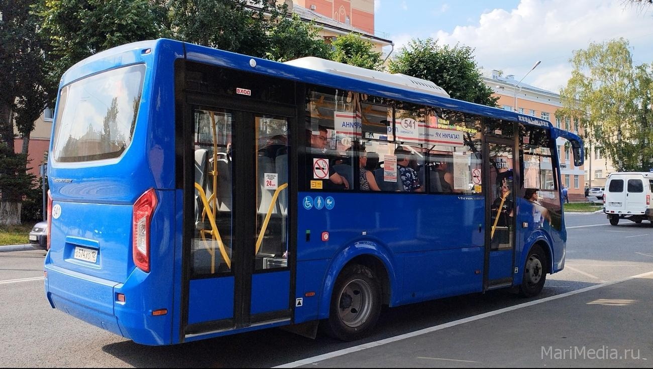 В Йошкар-Оле во время репетиций парада Победы изменят маршруты движения автобусов