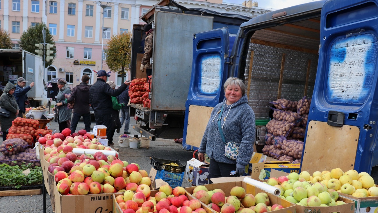 На ярмарку в Йошкар-Олу привезли дары природы