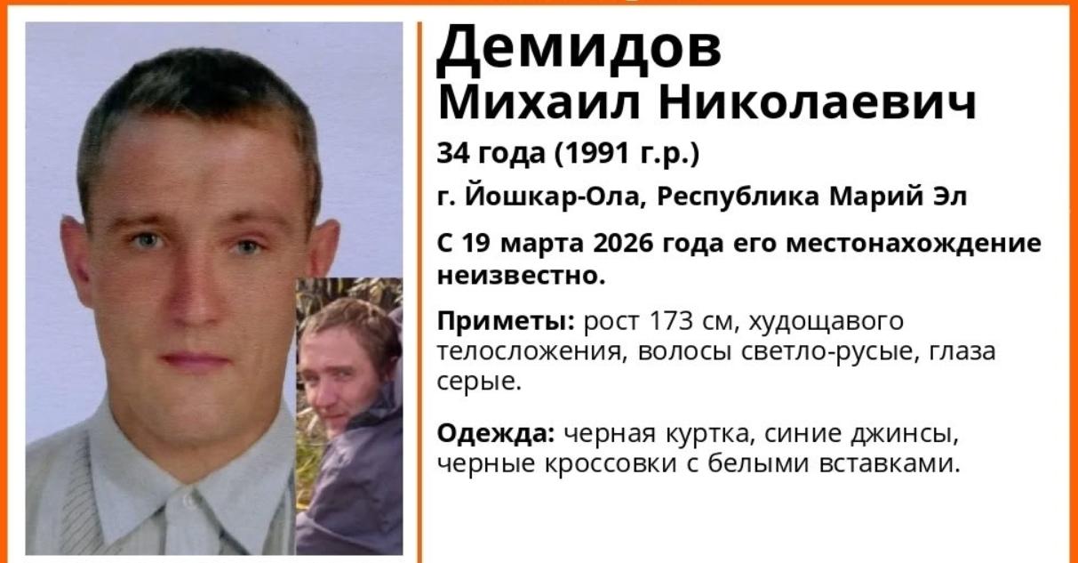 Почти неделю в Йошкар-Оле не знают о местонахождении Михаила Демидова