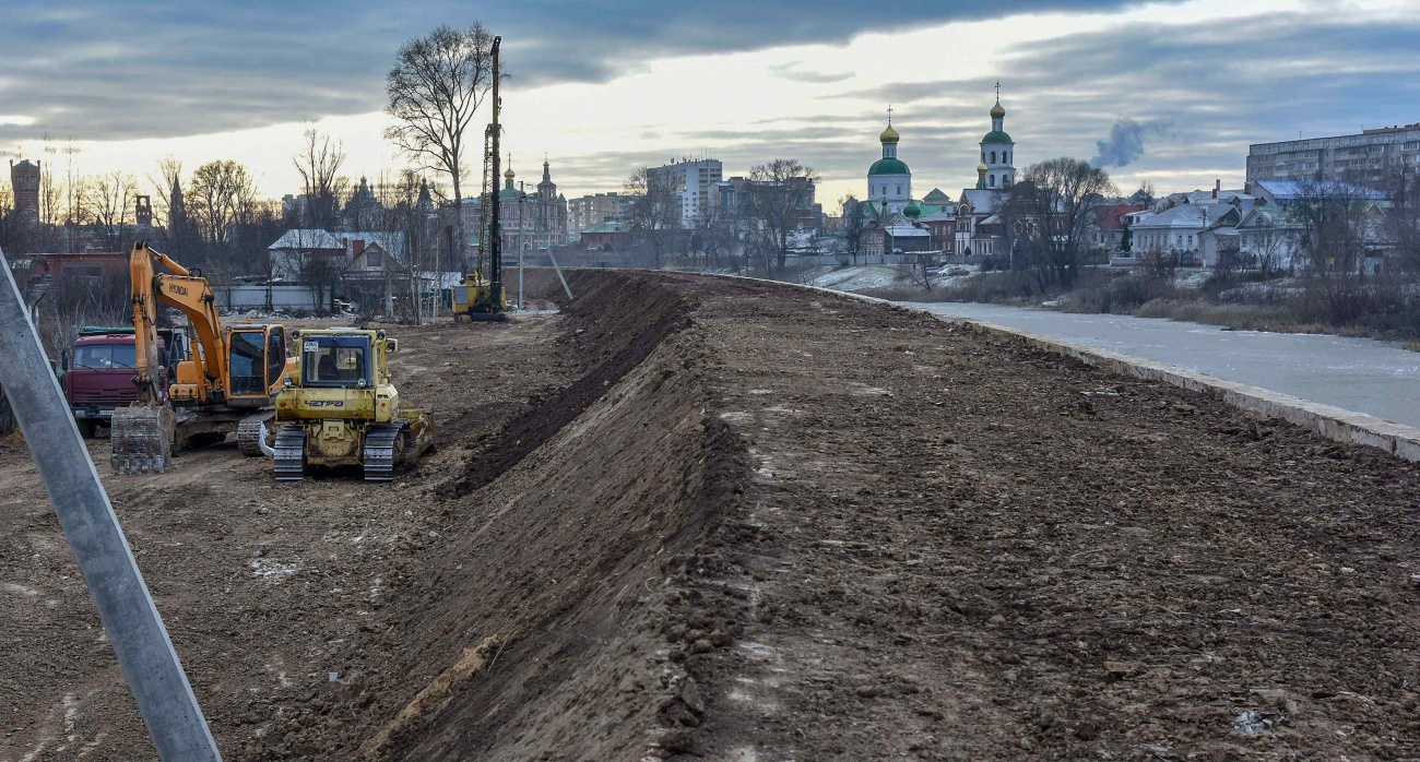 Возведённая в Йошкар-Оле защитная дамба обошлась в 101 млн рублей
