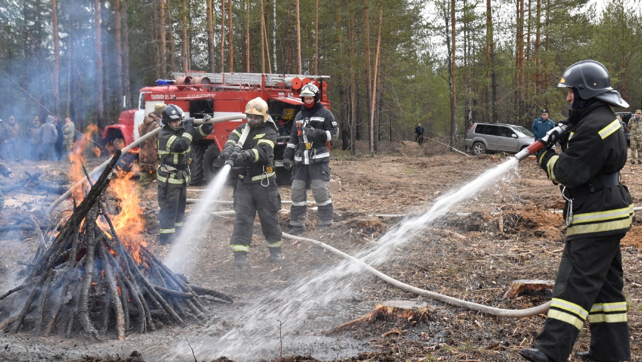 В Марий Эл отработали тактику тушения лесных пожаров