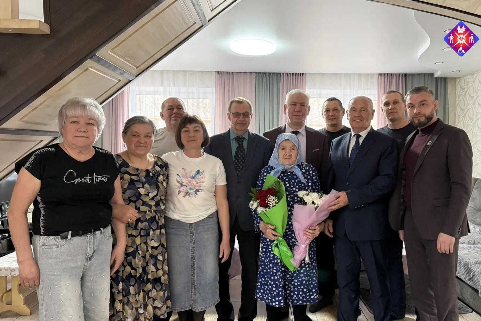 Жительница деревни Очаково Анастасия Павловна Андреева отметила вековой юбилей