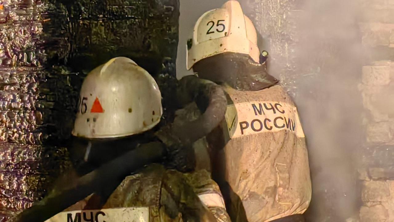 В деревне Митькино произошёл пожар с пострадавшим