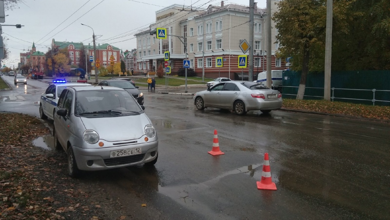 В Йошкар-Оле водитель-пенсионер сбил пешехода