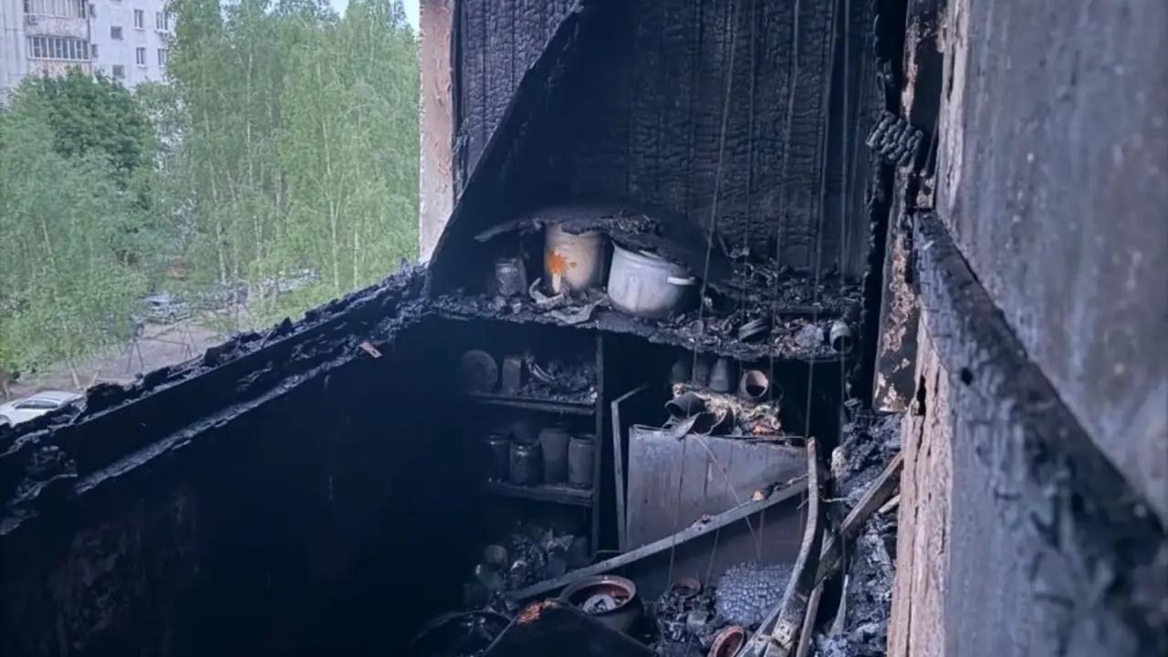 На пожаре в Йошкар-Оле погиб мужчина