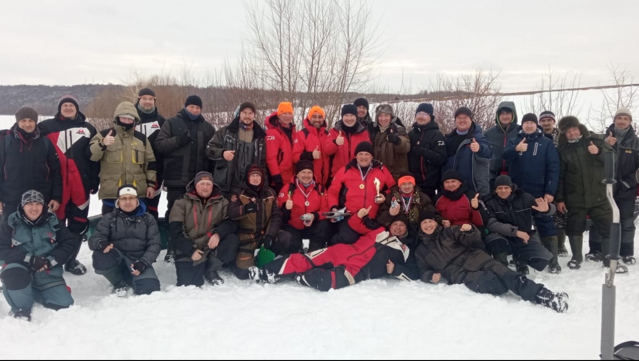 На Волге  прошли соревнования по ловле рыбы на блесну