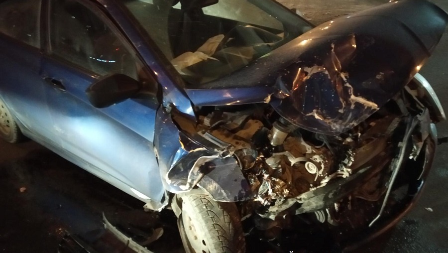 В Йошкар-Оле на улице Чернякова разбились две иномарки