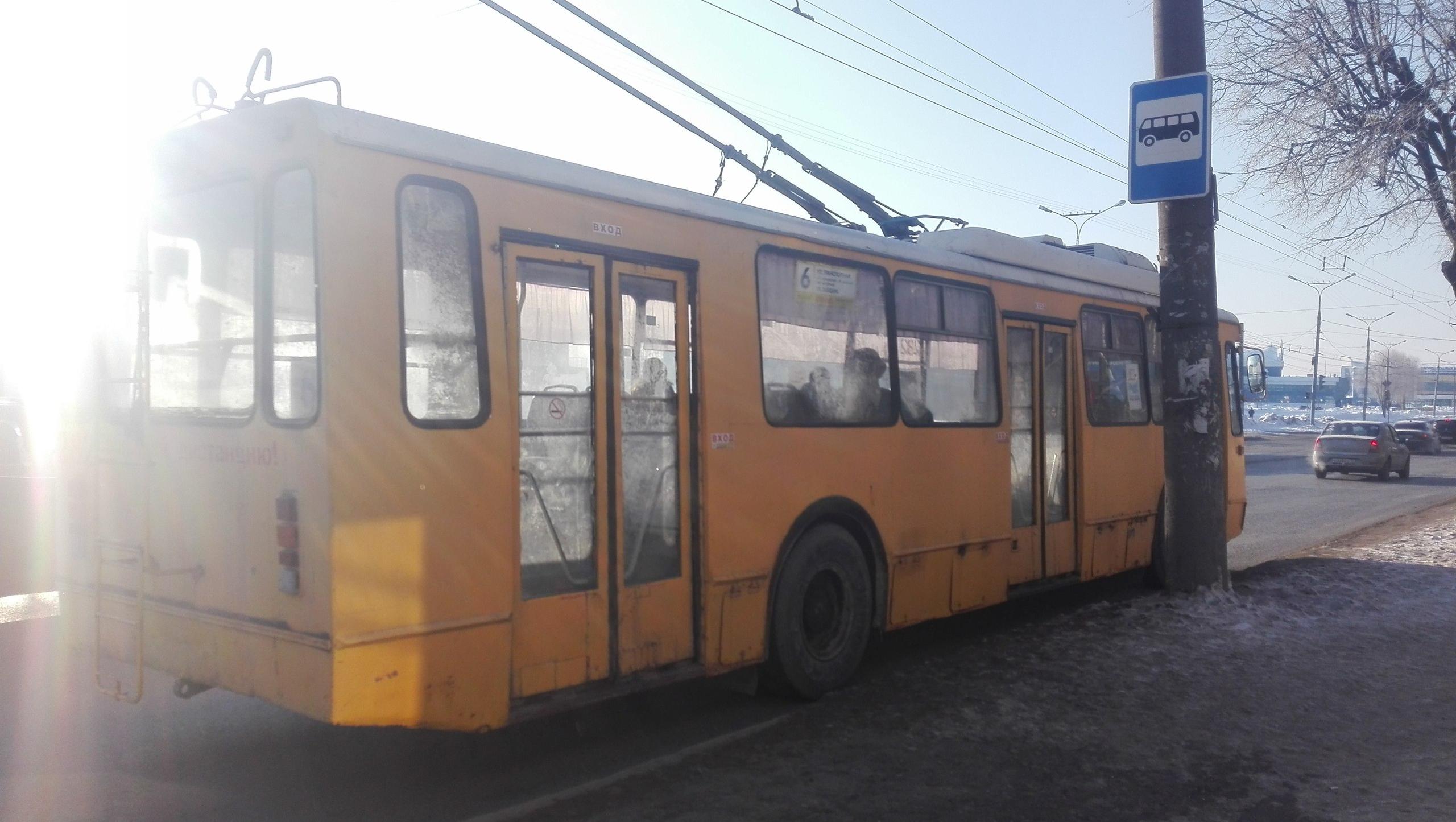 В Йошкар-Оле временно поменяли маршрут движения троллейбусов