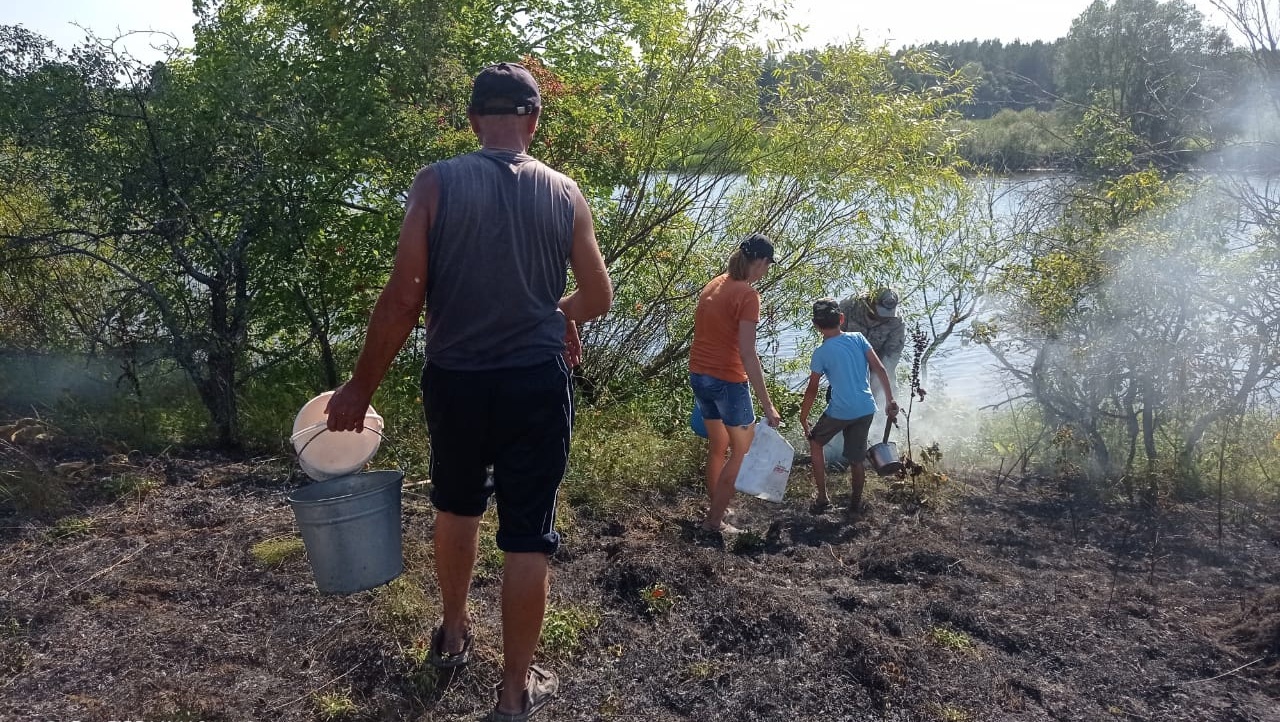 В Марий Эл из-за туристов загорелся один из островов на Волге