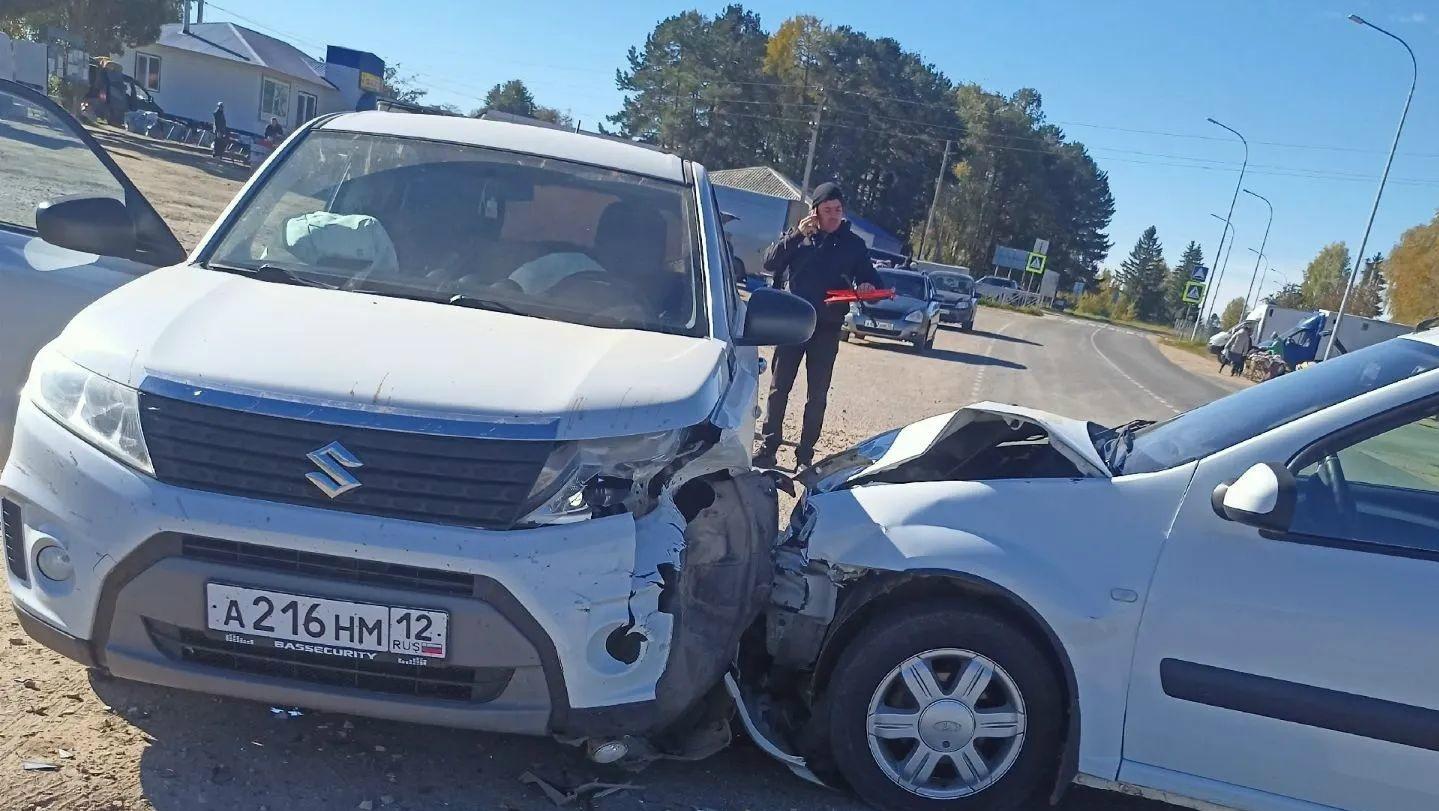 В Марий Эл женщина пострадала в ДТП и попала в больницу
