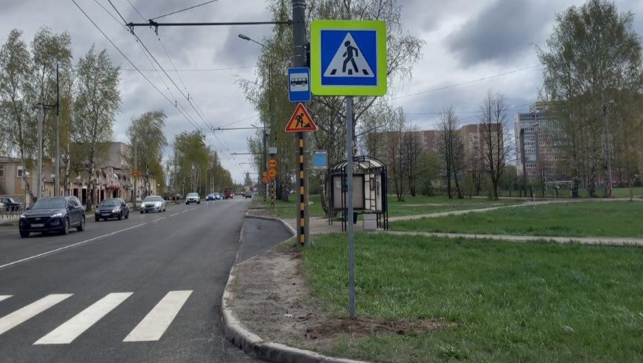 В Йошкар-Оле обустроено три новых пешеходных перехода