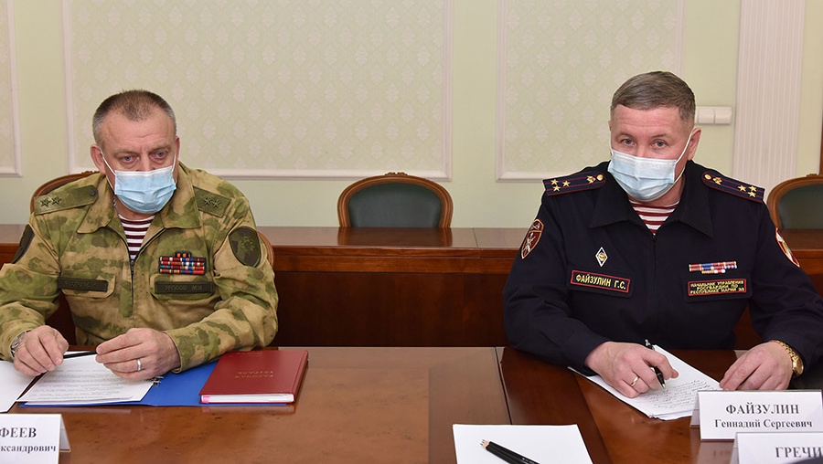 Глава Марий Эл встретился с первым заместителем командующего Приволжским округом войск национальной гвардии РФ