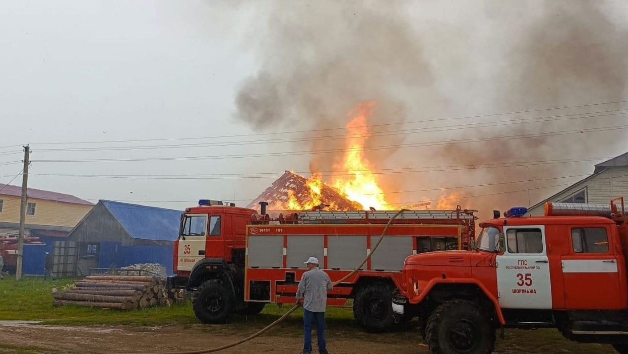 В Марий Эл за неделю потушили 11 пожаров