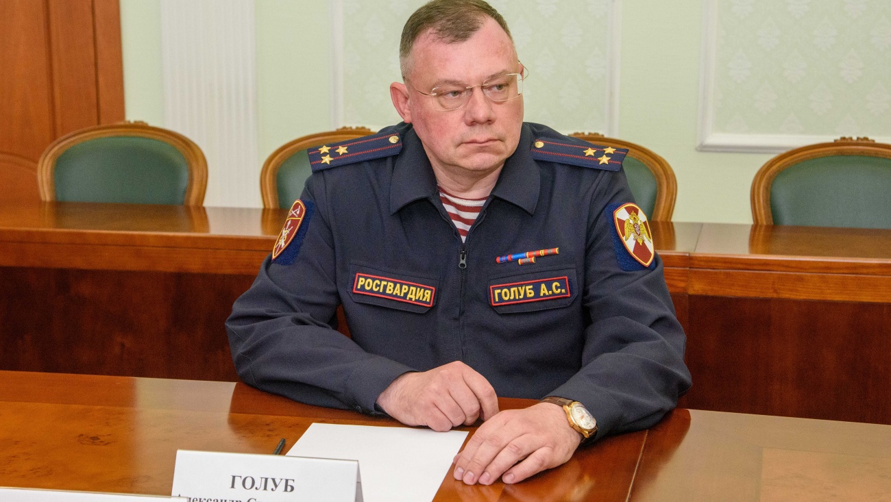 Юрию Зайцеву представили нового начальника регионального Управления Росгвардии