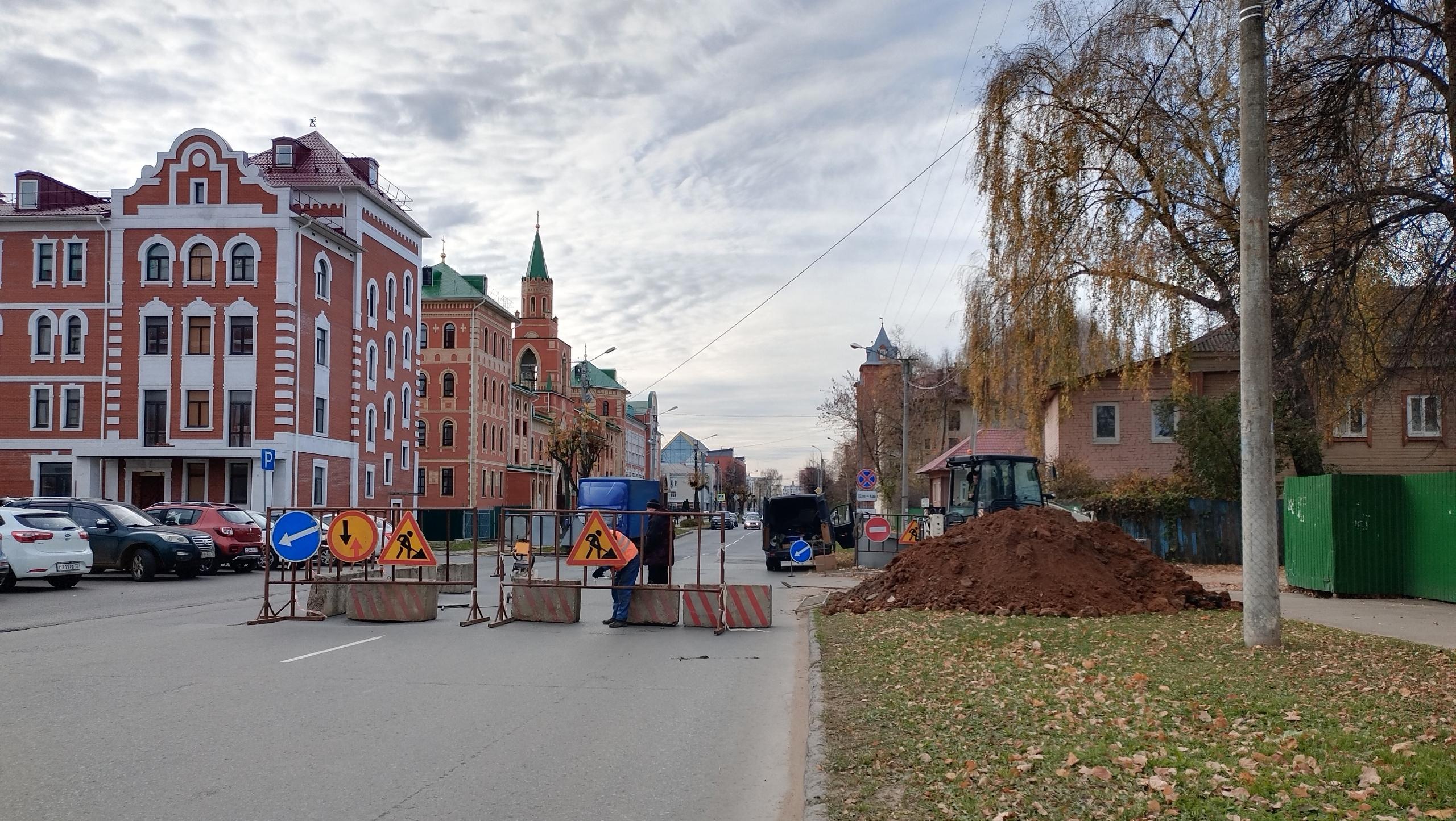 В Йошкар-Оле частично ограничено движение по улице Вознесенской  
