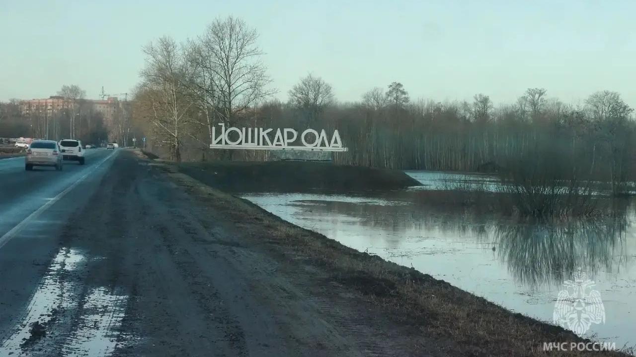 Вода в Йошкар-Оле отступила ещё от шести домов