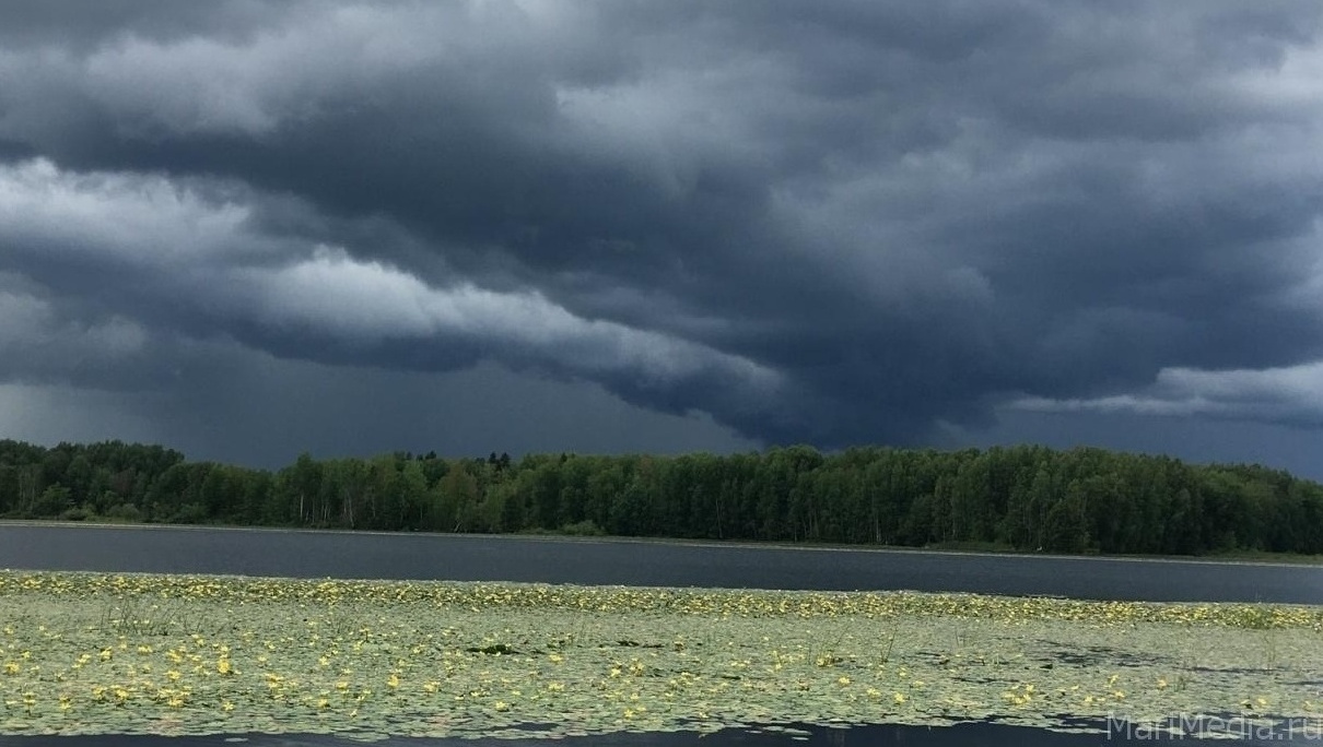 Начало лета в Марий Эл ознаменуется грозой, градом и сильным ветром