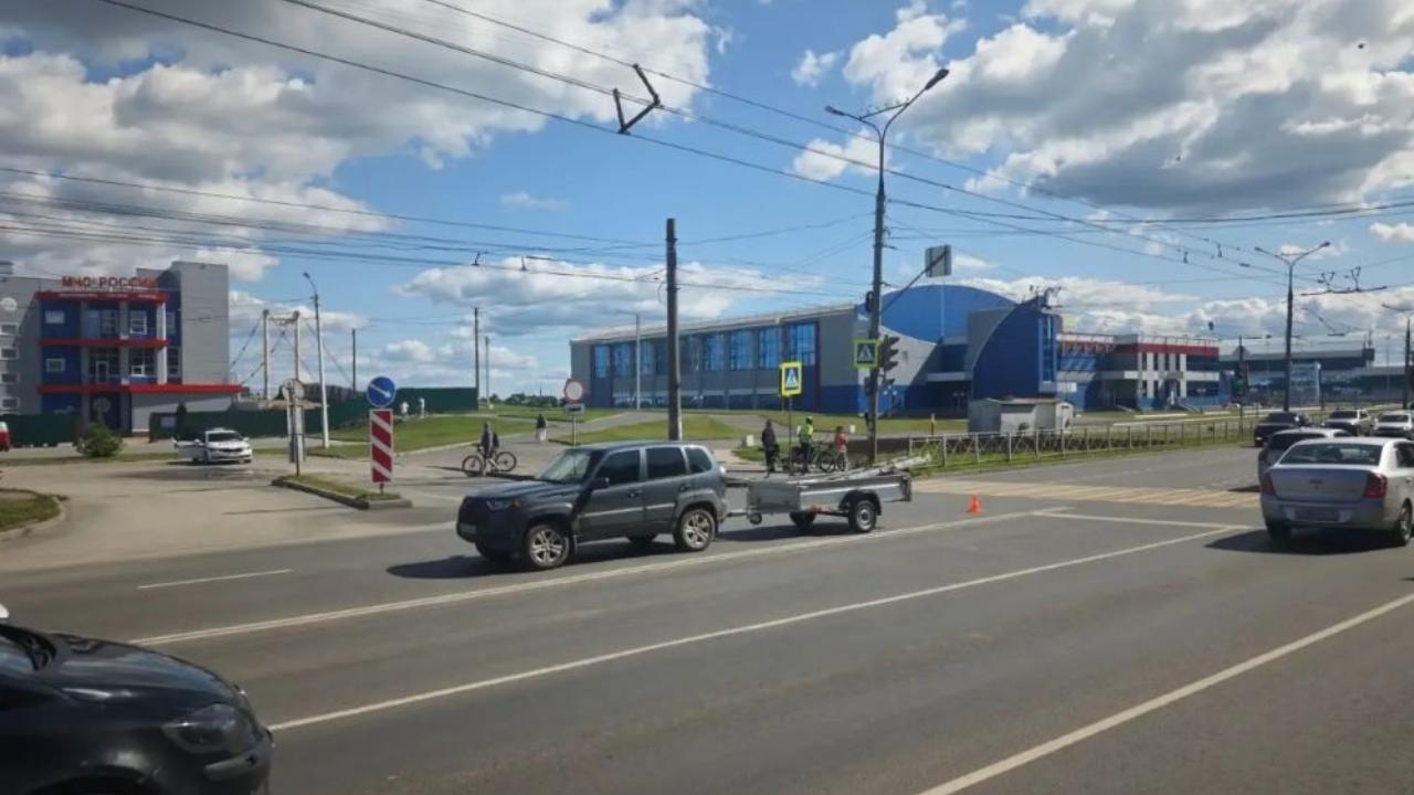 В Йошкар-Оле юный велосипедист проигнорировал ПДД