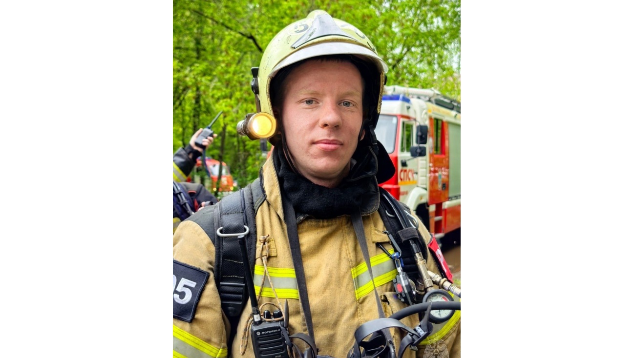 Огнеборец из Йошкар-Олы случайно обнаружил пожар и спас двух женщин