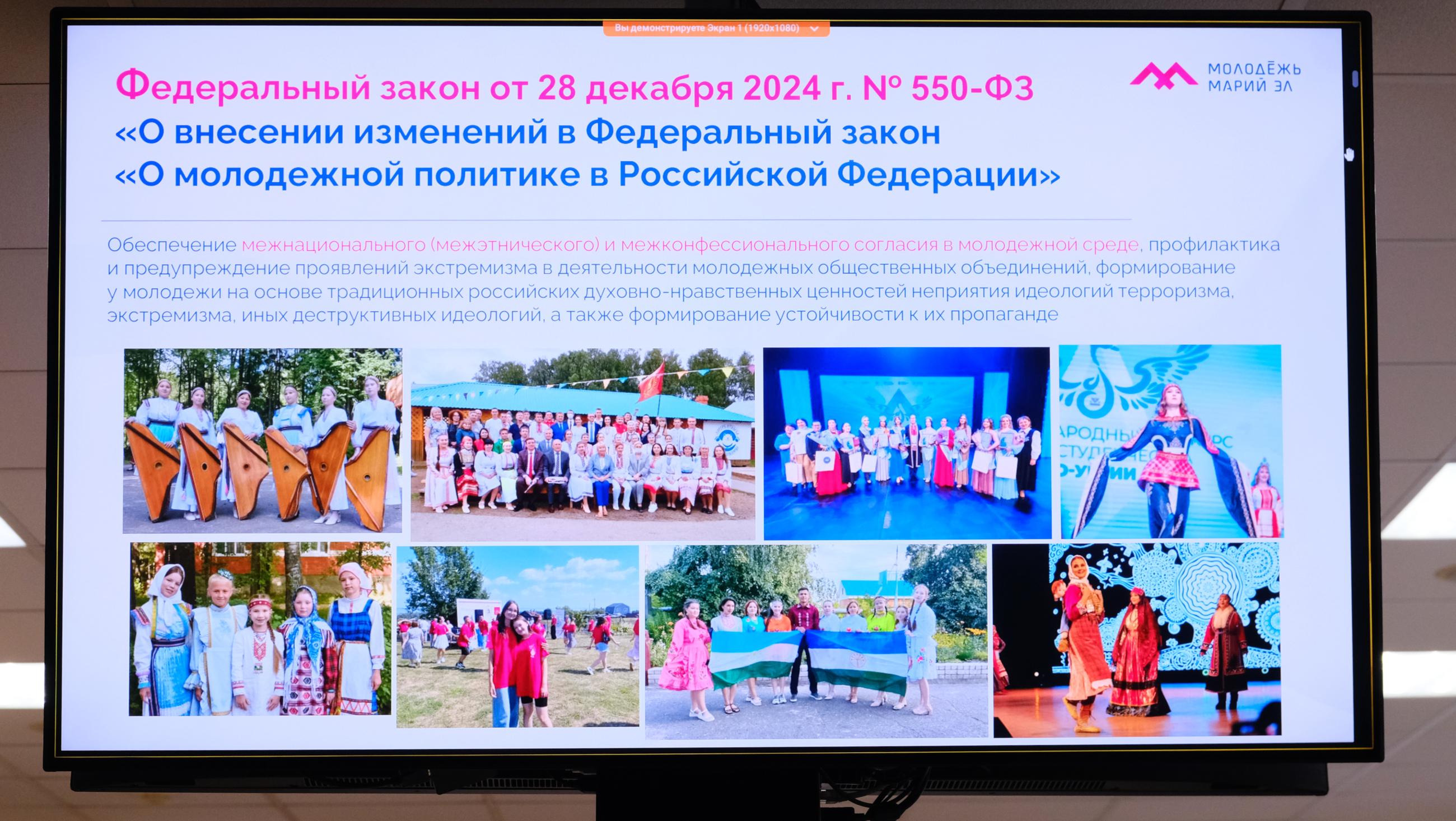 Марий Эл вошла в число победителей всероссийского конкурса «Регион для молодых»
