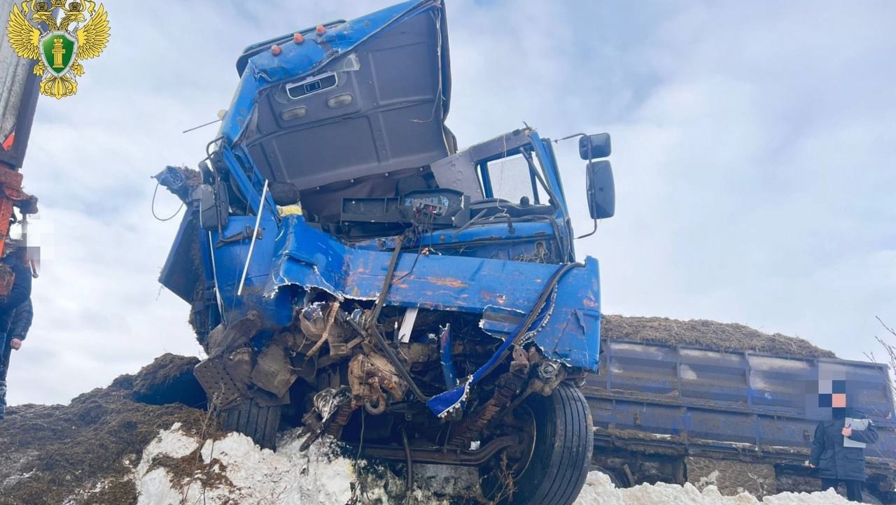 На трассе в Параньгинском районе столкнулись два «КамАЗа»