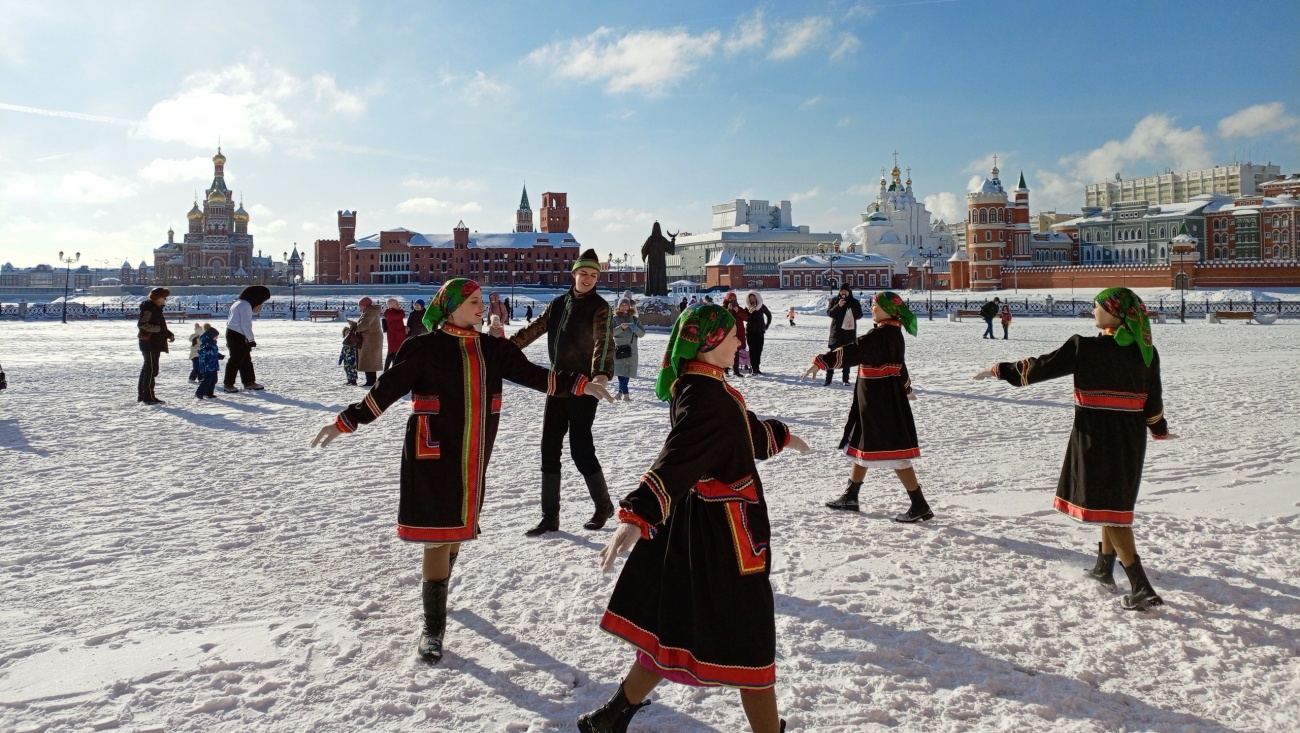 Туристам Йошкар-Олы показали «Марийскую зиму»