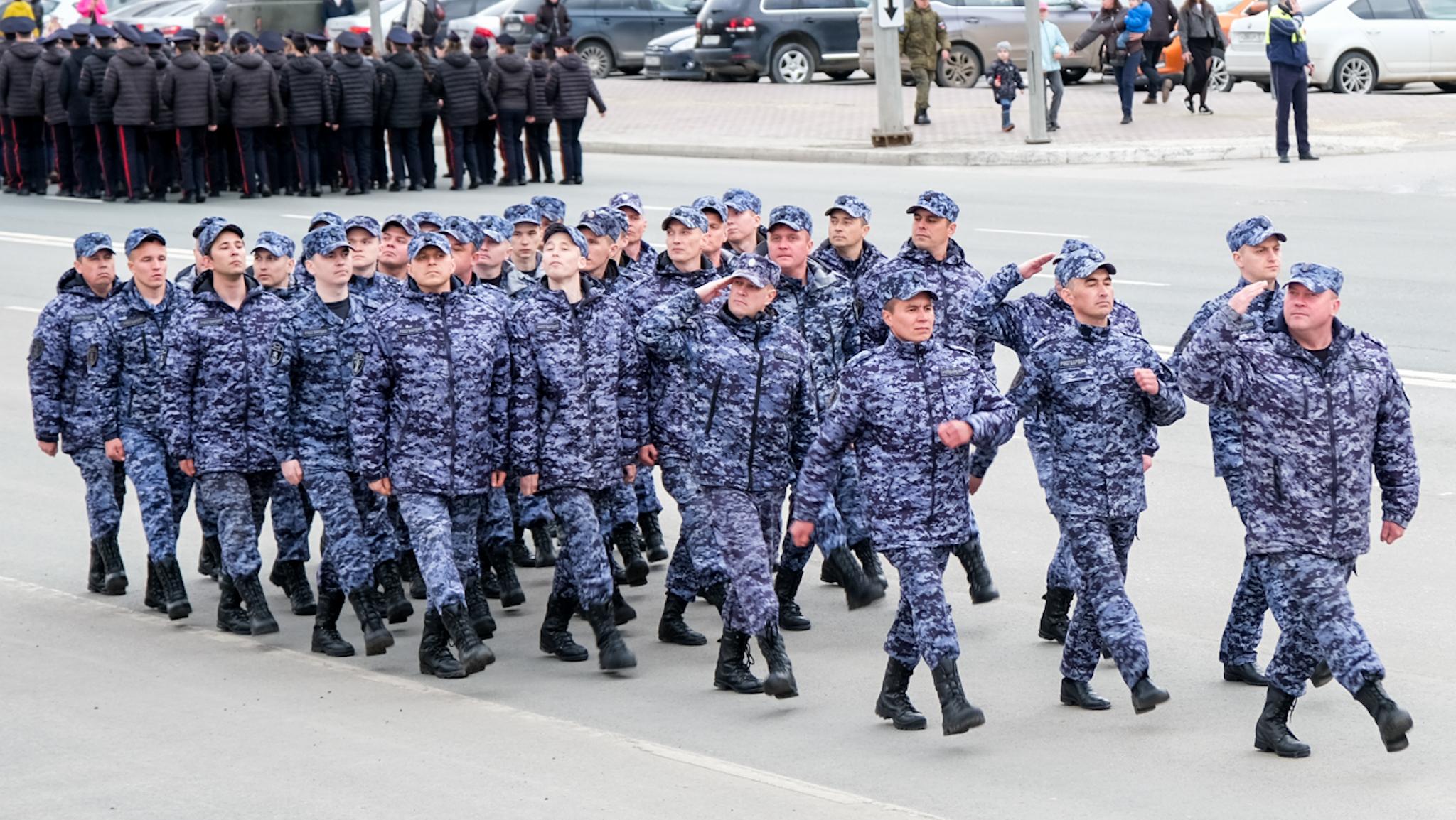 Сотрудники Росгвардии Марий Эл пройдут парадным маршем 9 Мая