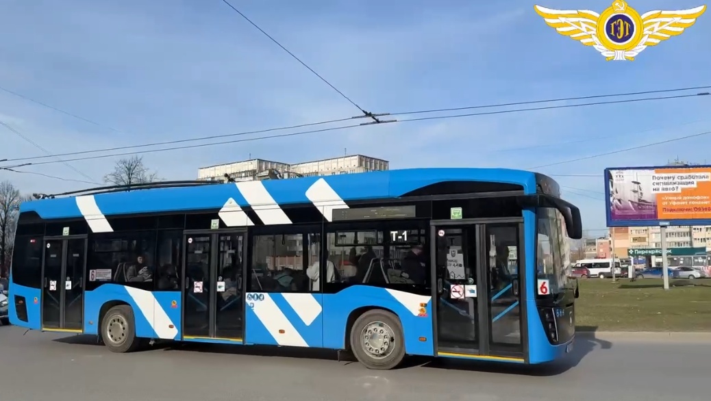 По улицам Йошкар-Олы ходит троллейбус на «батарейках»