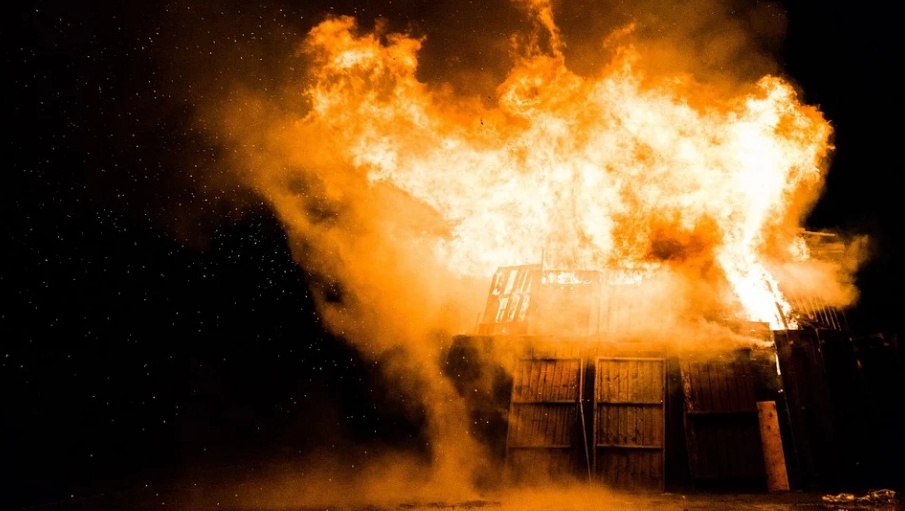 Ночью в Марий Эл произошёл пожар с пострадавшими