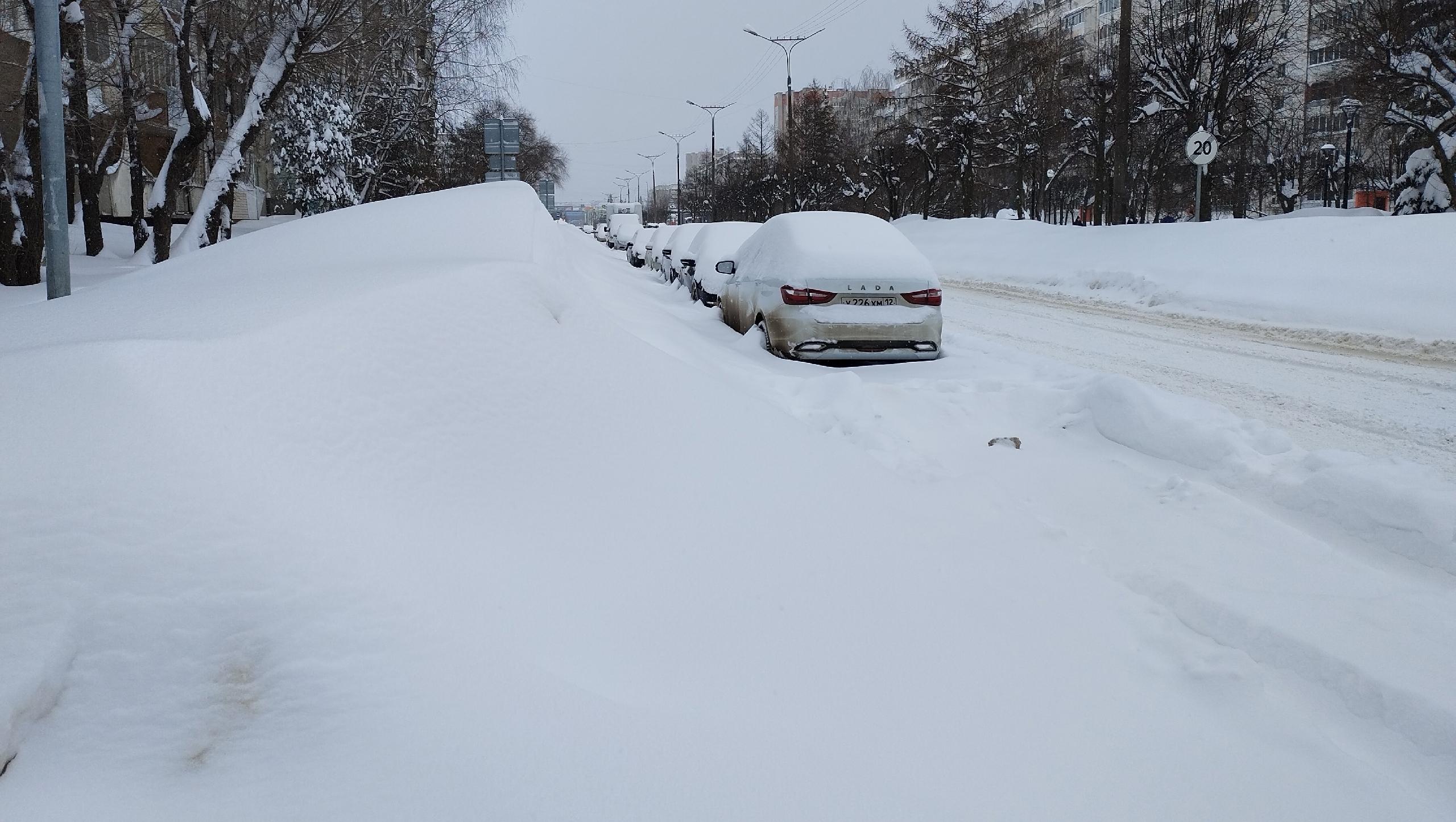 В Марий Эл высота снежного покрова в 2,5 раза превышает норму