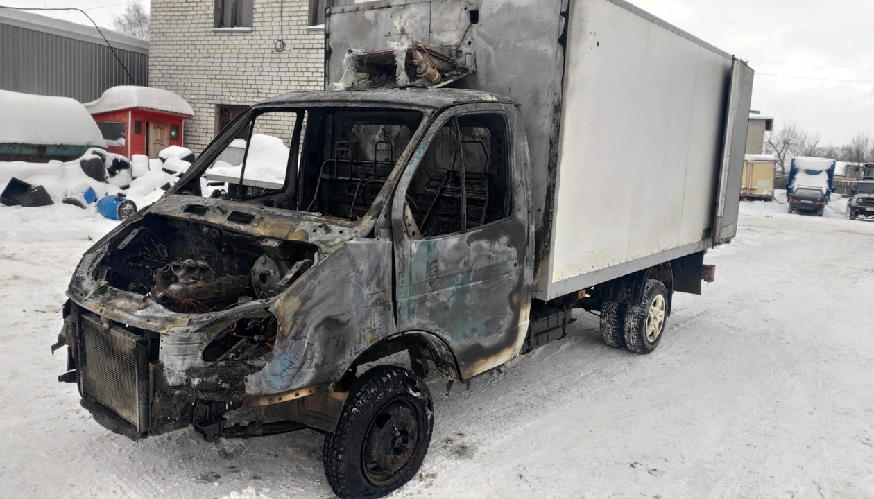 На Сернурском тракте сгорела «ГАЗель»