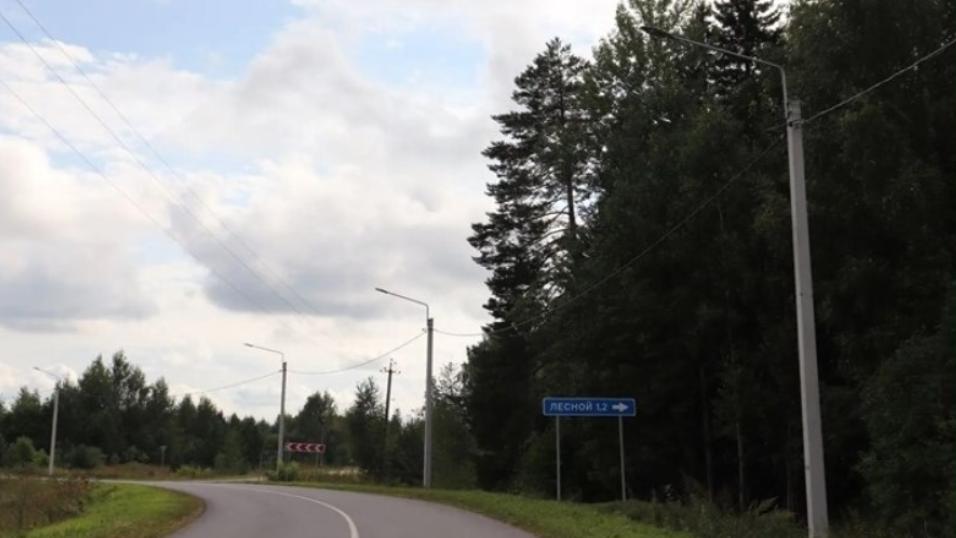 В Медведевском районе станет светлее на пяти участках дорог