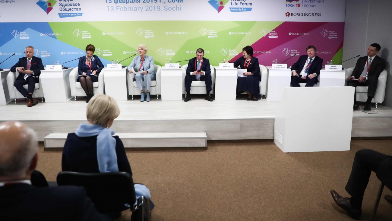 Александр Евстифеев встретился в Сочи с первым замминистра здравоохранения РФ Татьяной Яковлевой