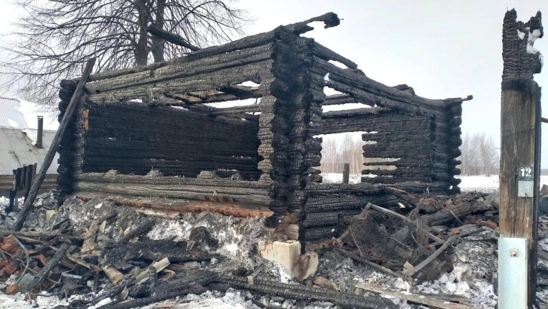 В Марий Эл в огне погибла пожилая женщина