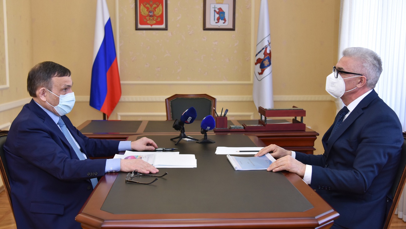 Александр Евстифеев встретился с директором МУП «Водоканал»