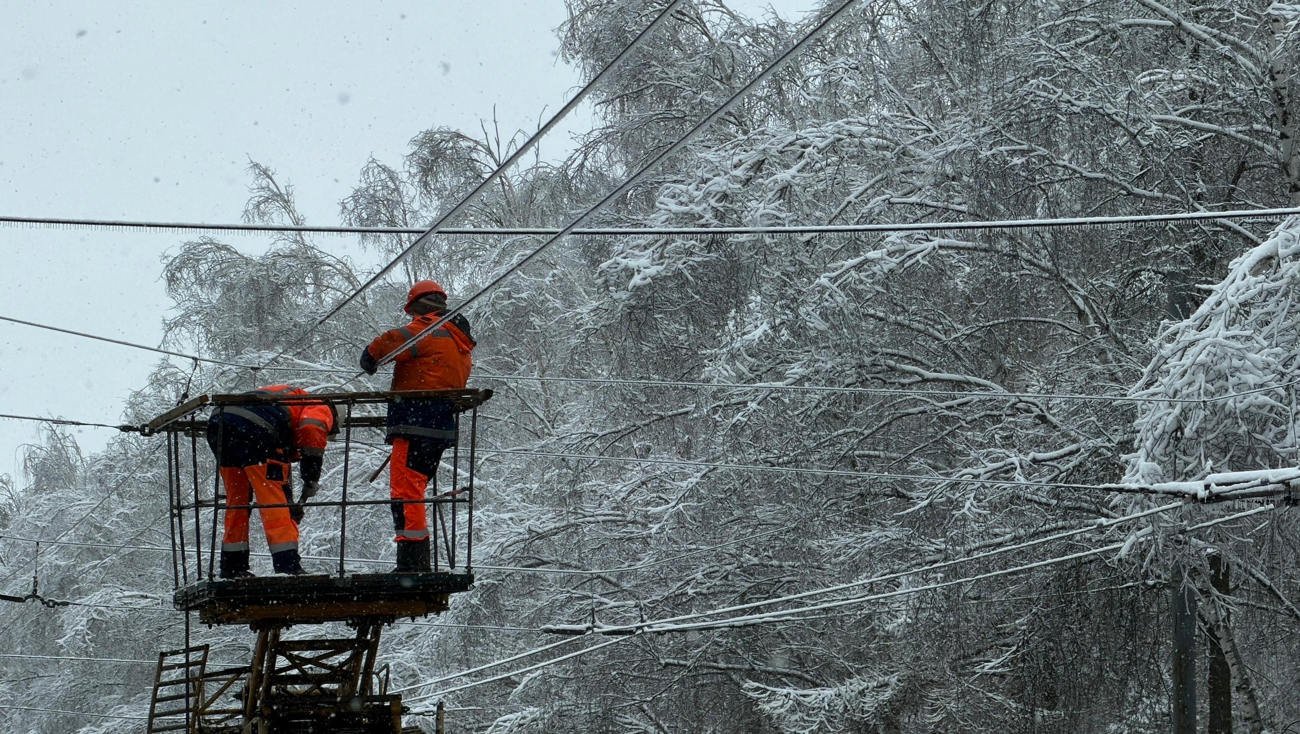 В Йошкар-Оле произошёл обрыв контактной сети на улице Машиностроителей