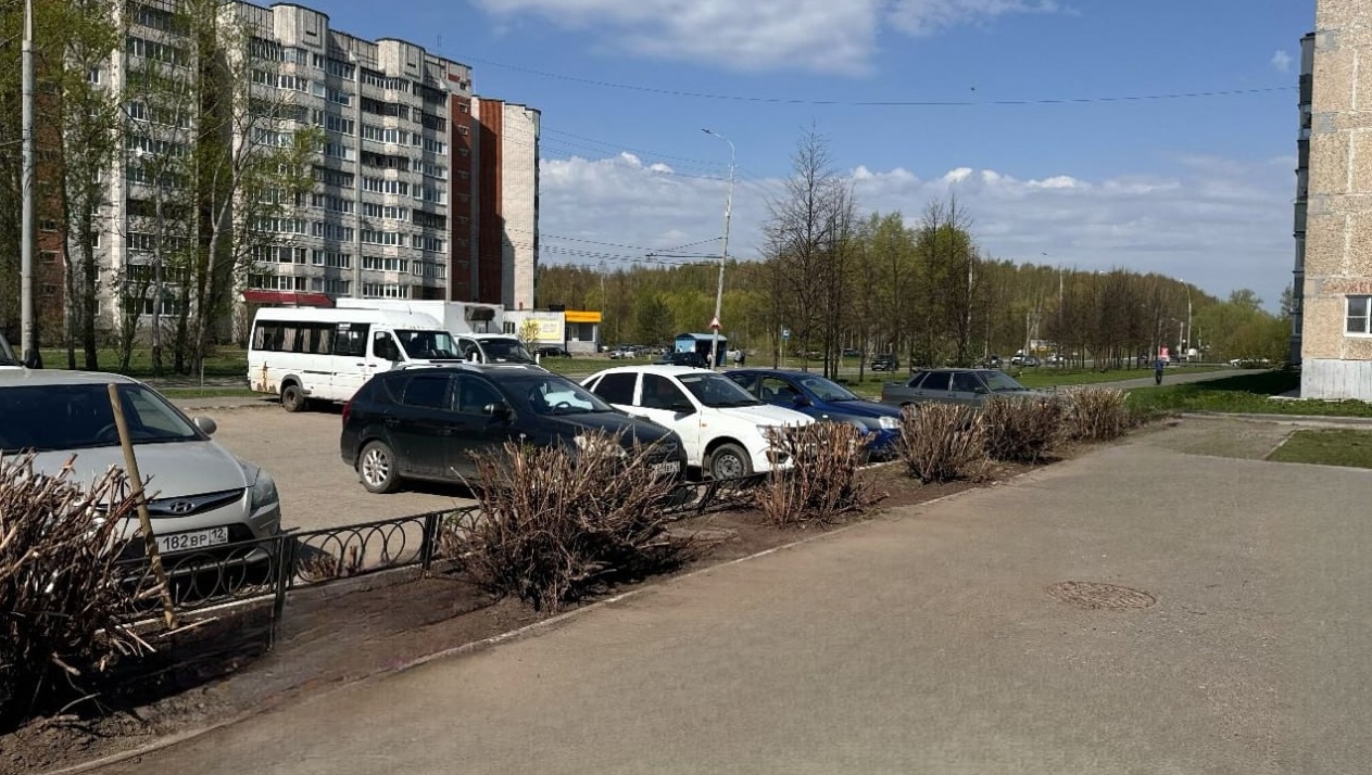 По сигналу горожан организовали уборку у магазина в Йошкар-Оле