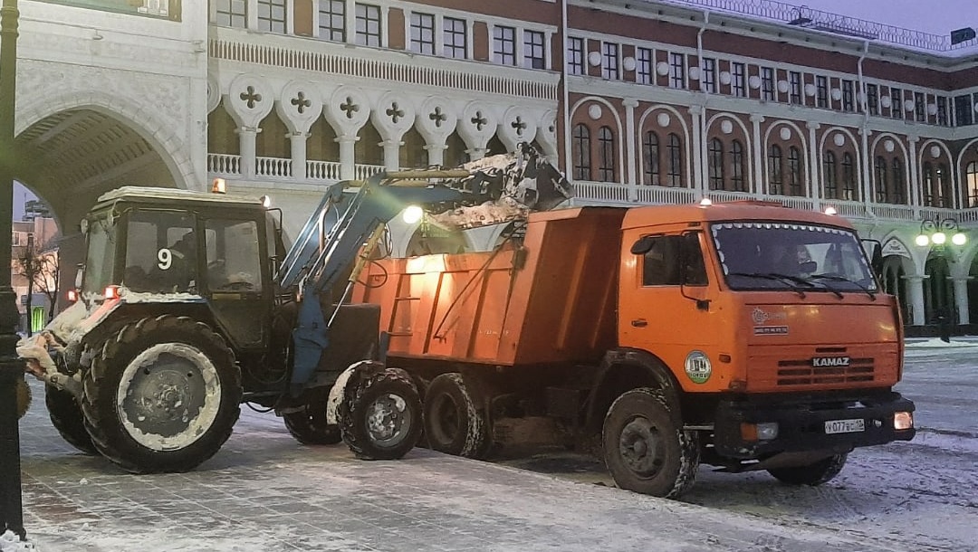 На снежную свалку Йошкар-Олы вывезено более 14 тысяч кубометров снега