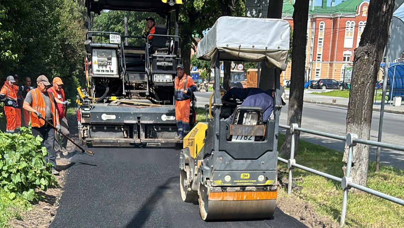 В Йошкар-Оле в Мышино главную улицу закатают в асфальт