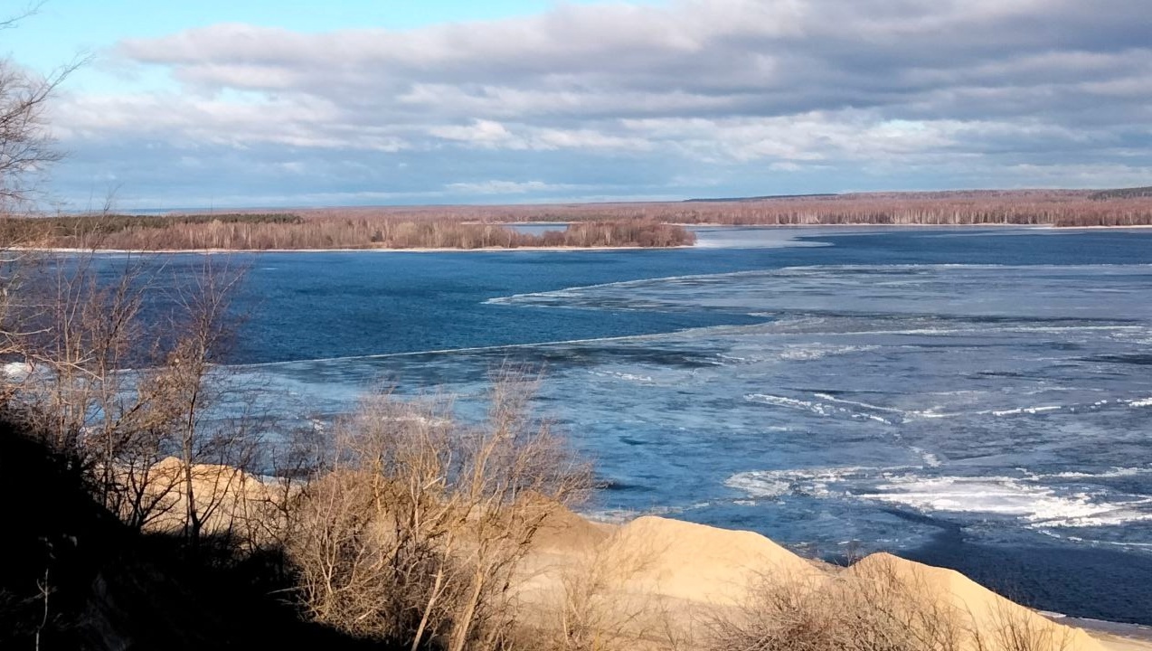В Марий Эл вскрылась Волга