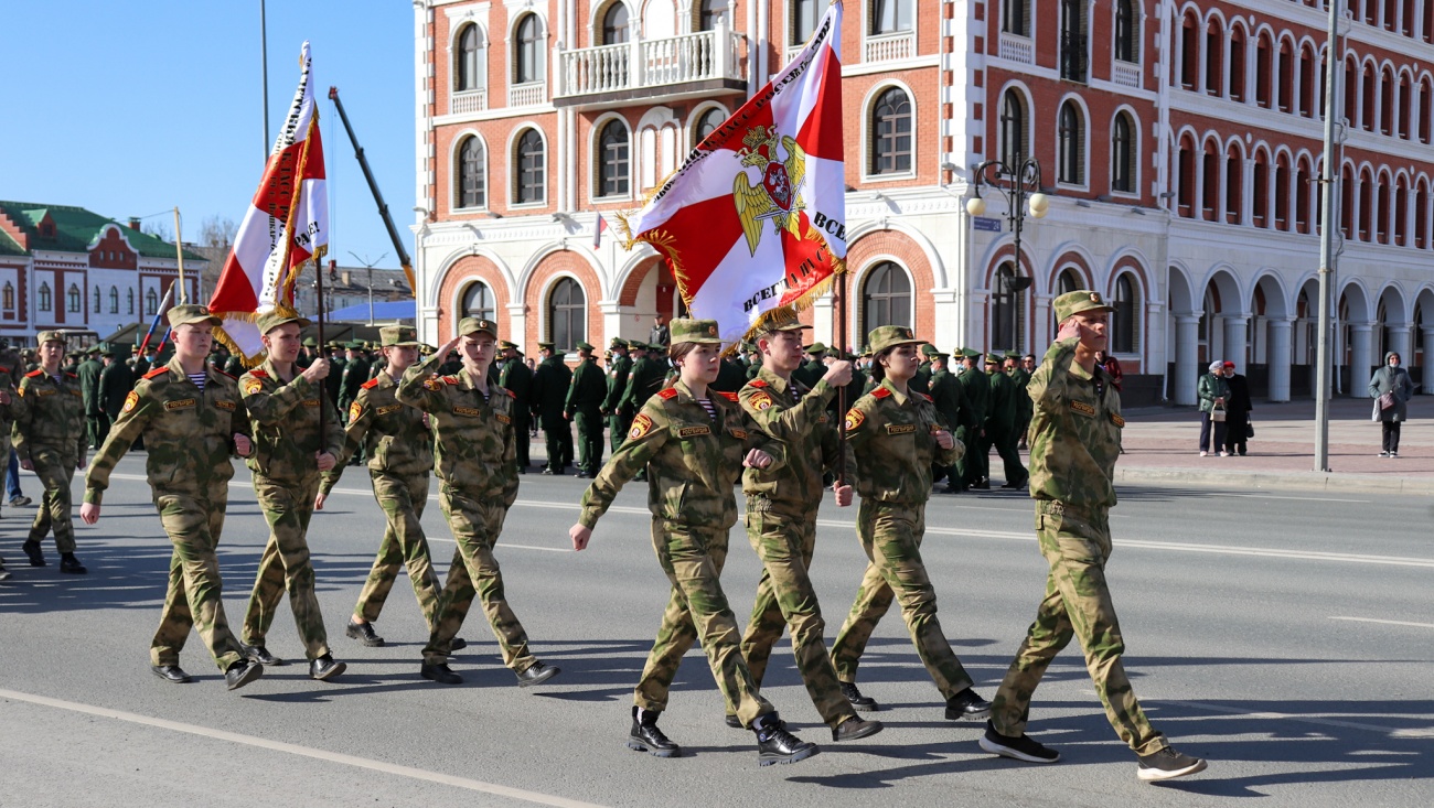 Участие в Параде Победы впервые примут кадеты Росгвардии Марий Эл