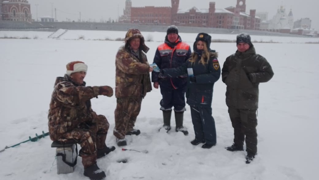 Водоёмы в Марий Эл промёрзли до 20-30 см